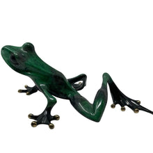 Load image into Gallery viewer, Bronze Frogman Tim Cotterill Frog Sculpture Hand-Painted Signed 301/1000
