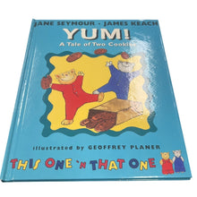 Load image into Gallery viewer, Yum Tale Two Cookies 1998 1st Ed HC Jane Seymour DJ Kids Book
