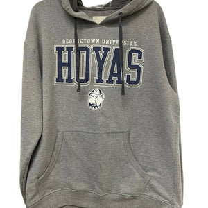 Georgetown University Hoyas Hoodie Large Gray Alta Gracia Bulldog Sweatshirt