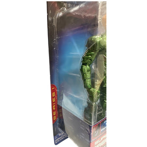 Green Goblin Vintage Toy Biz Spiderman Movie Series 1 with Glider and Base
