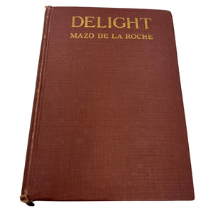 Vintage Delight Mazo De La Roche HC Macmillan Book Spine Damage