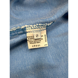 Vintage Guess Jean Overalls Skirt Size 2 Denim 80's