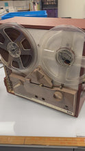 Load and play video in Gallery viewer, Telectro Two Speed Tape Recorder by Emerson Radio Vintage Model MM213
